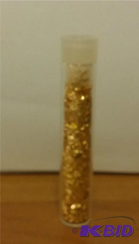 VIAL OF GOLD FLAKES...