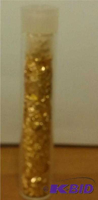 VIAL OF GOLD FLAKES...