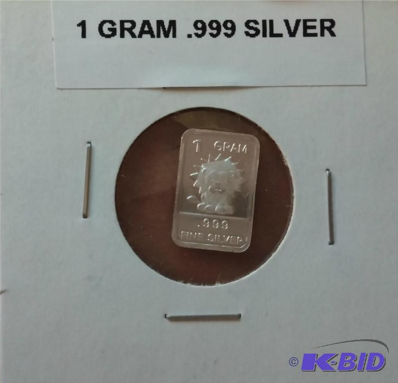 1 GRAM BAR OF SILVER...