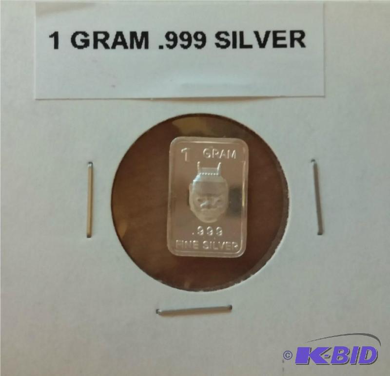 1 GRAM BAR OF SILVER...