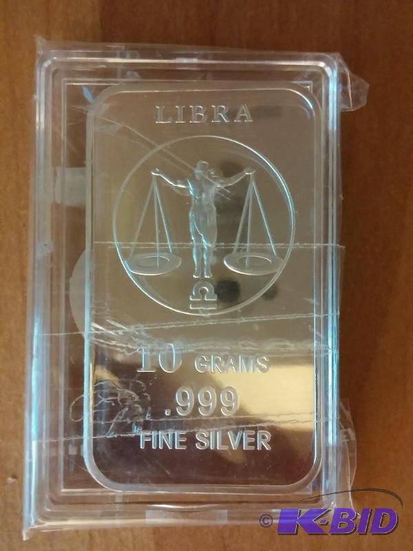 10 GRAM BAR OF SILVER .999...