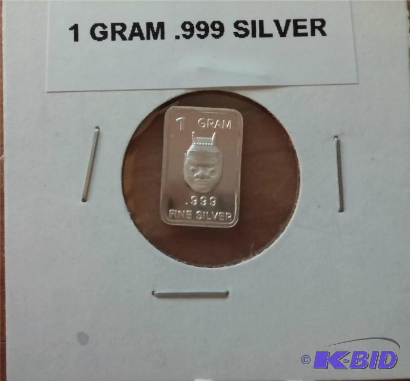 1 GRAM BAR OF SILVER...