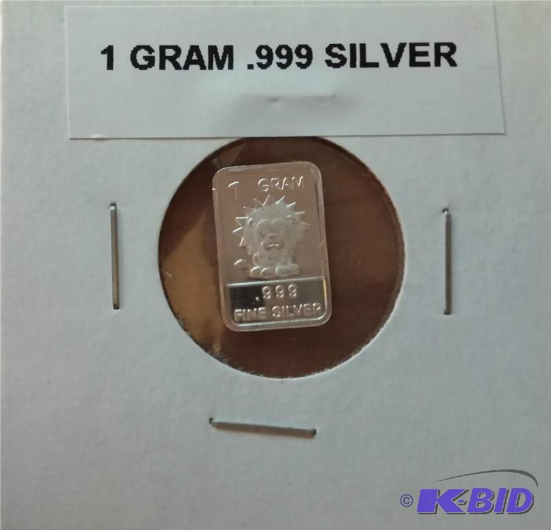 1 GRAM BAR OF SILVER...