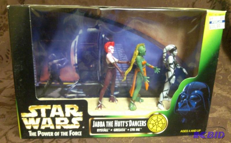 lot 18 image: Star Wars 3 Pack Jabb the Huts Danc...