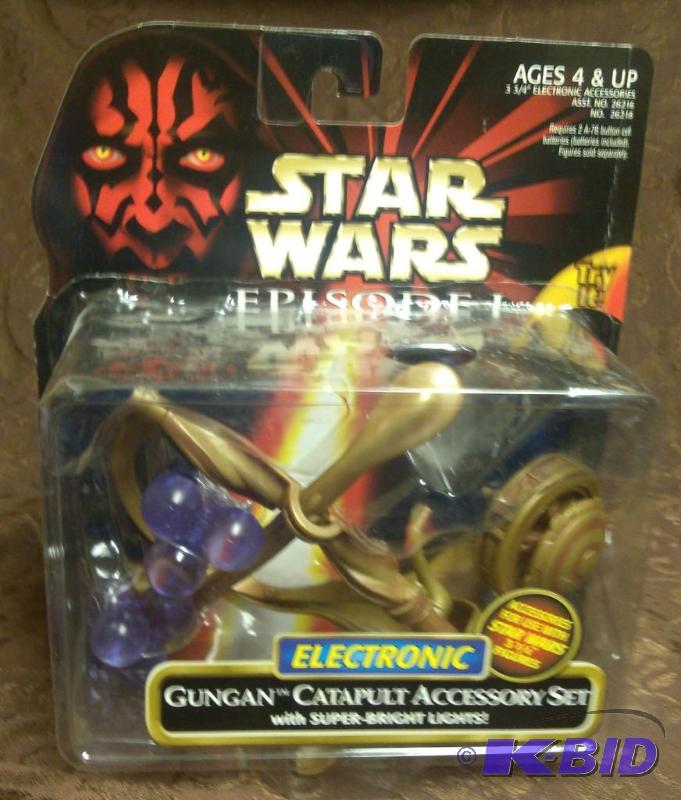 lot 51 image: Star Wars Episode 1 Electronic Gung...
