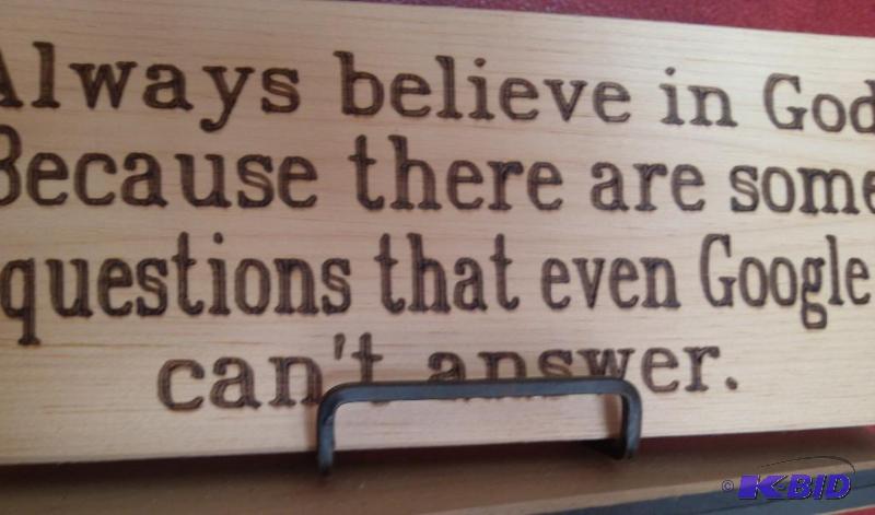 Newly Hand Crafted, Laser Printed o...