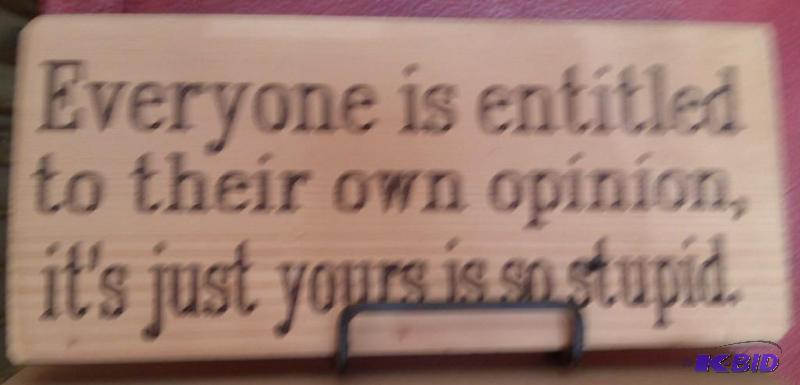 Newly Hand Crafted, Laser Printed o...