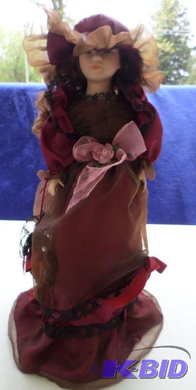 Victorian dressed china doll...
