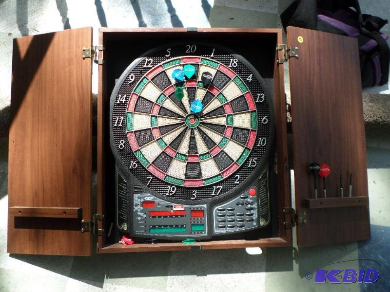 Electronic dart board, works great,...