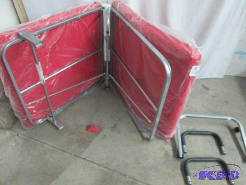 Compact Folding Rollaway BedLoveseat - Red