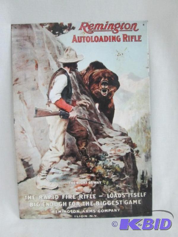 Remington Advertising Sign
