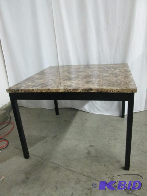McLeland Design Square Marble-Look Table