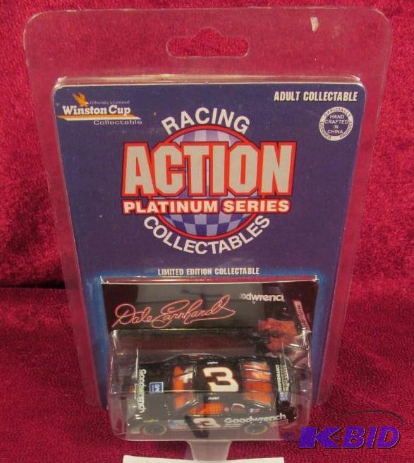 lot 1 image: 1996 Action Racing Dale Earnhardt Sr GM Goodwrench Service, #3 Monte Carlo 164 scale NASCAR