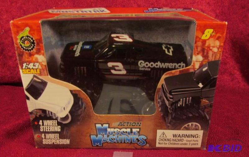 lot 13 image: 2004 Action Racing Collectables Muscle Machines Dale Earnhardt Sr #3 143 Monster Truck