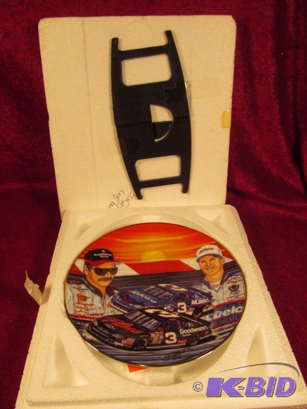 lot 14 image: 2001 Hamilton Collection Motorsports Editions Collectors Plate, Rising Son
