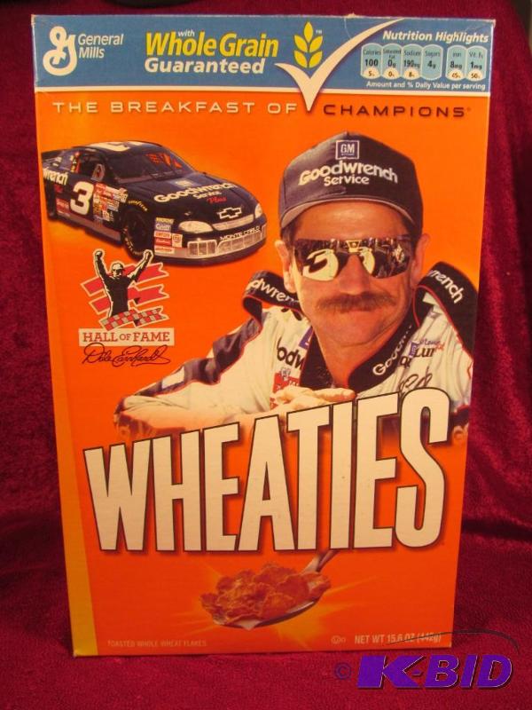 2010 Dale Earnhardt Sr Hall Of Fame Unopened Wheaties Box Nascar Baseball Cards Coins Model Train Misc Collectibles K Bid