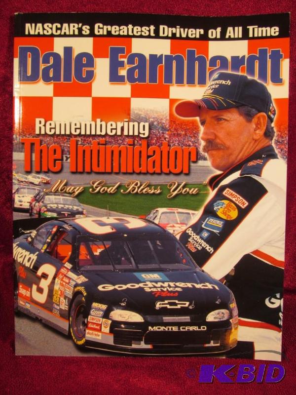 lot 18 image: 2001 Book Dale Earnhardt, Remembering The Intimidator, May God Bless You