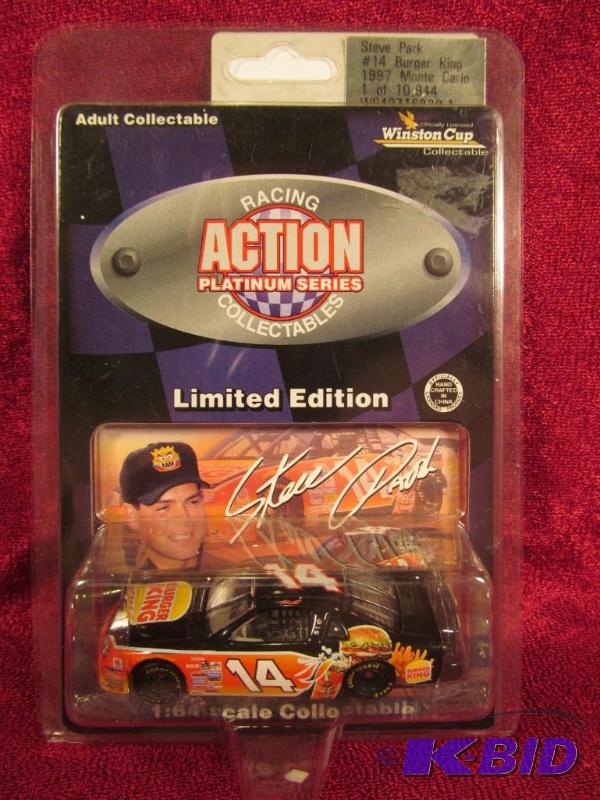 lot 26 image: 1997 Action Racing Collectables Steve Park #14 Burger King Monte Carlo 164 scale NASCAR