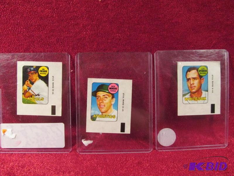 lot 40 image: Lot of 3 1969 Topps Decals