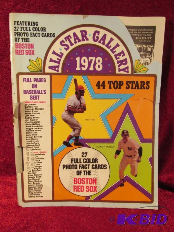 lot 45 image: 1978 All Star Gallery Magazine with Cards