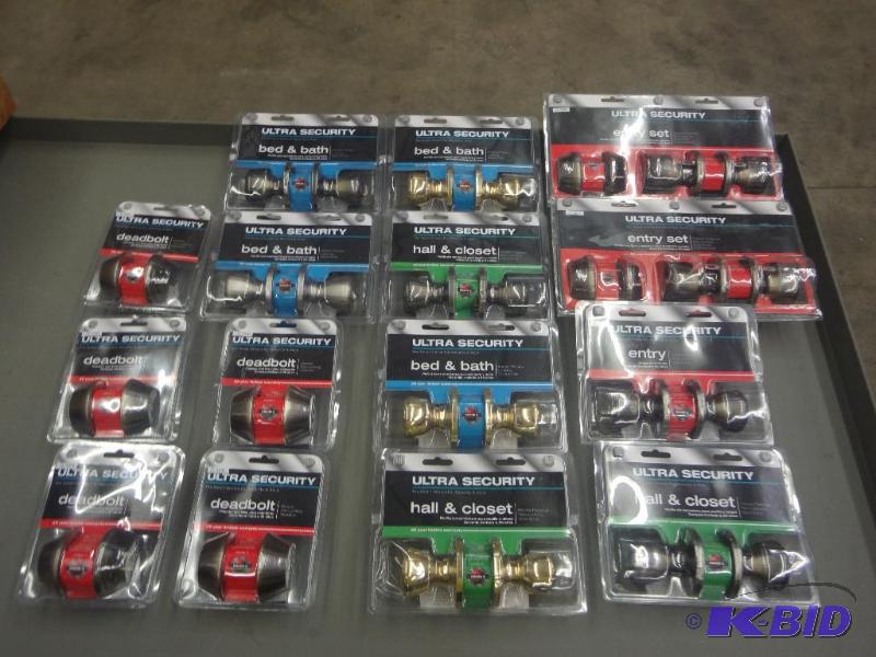 Large Lot Of New Ultra Security Doo...
