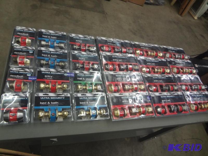 Large Lot Of New Ultra Security Doo...