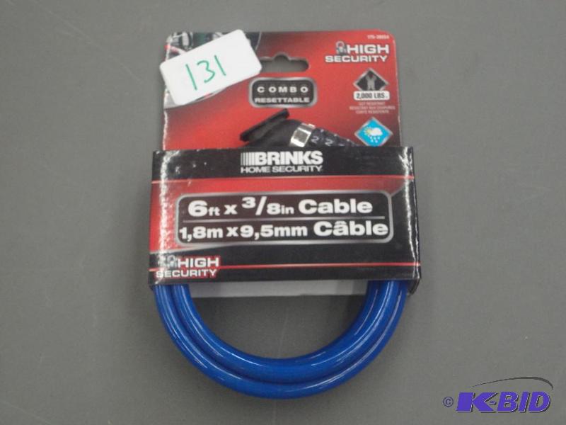 New Brinks 6x38&quot Lock Cable...