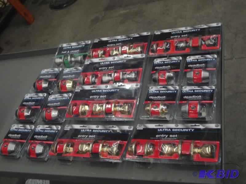 Large Lot Of New Ultra Security Doo...