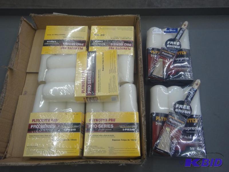 (7) New 3-Packs Of 9&quot Roller C...