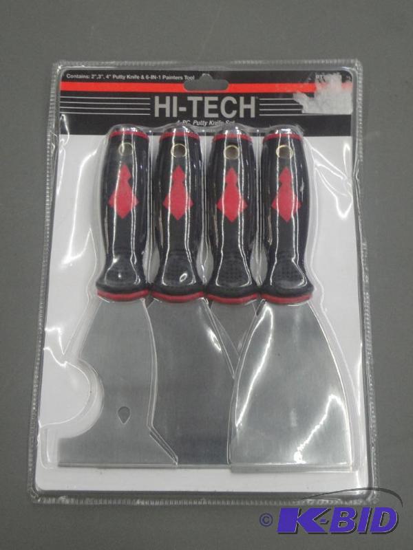New Hi-Tech 4-Piece Putty Knife Set...