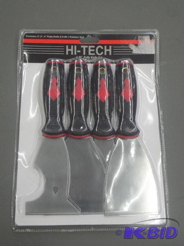 New Hi-Tech 4-Piece Putty Knife Set...