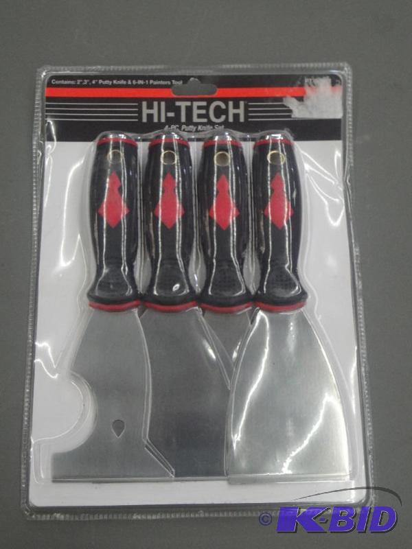 New Hi-Tech 4-Piece Putty Knife Set...