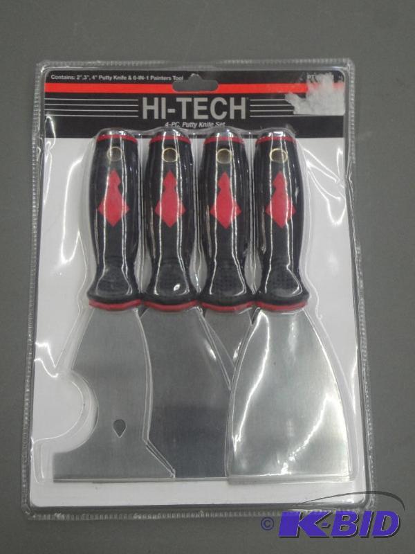 New Hi-Tech 4-Piece Putty Knife Set...