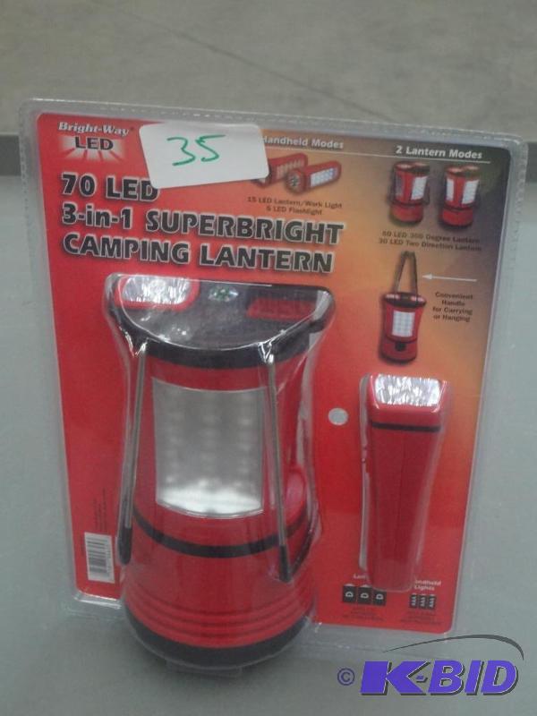 New 70-LED 3-in-1 Camping Lantern...