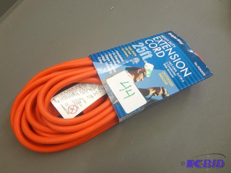New 25ft Heavy Duty Extension Cord...