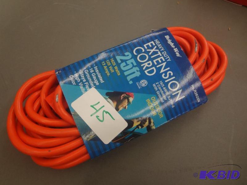 New 25ft Heavy Duty Extension Cord...