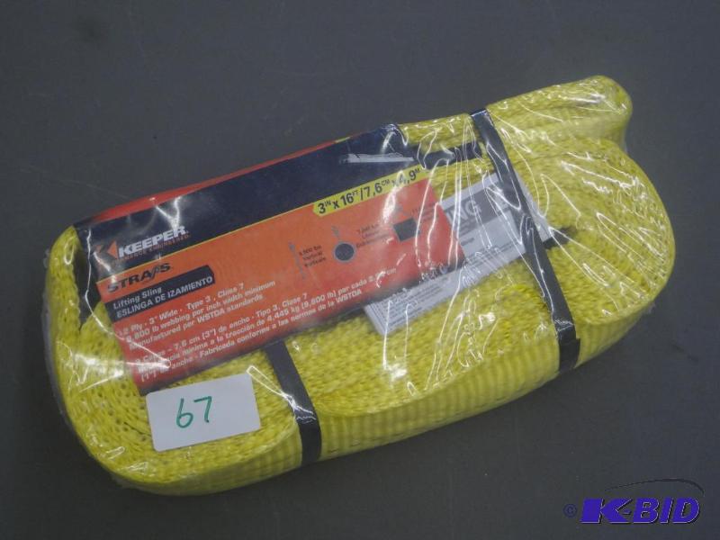 New Keeper 3&quotx16ft 8000# Lifti...