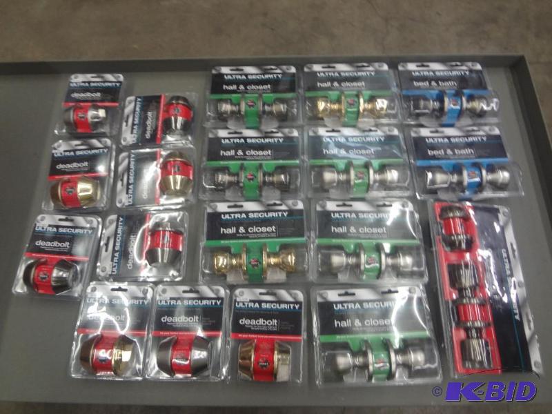 Large Lot Of New Ultra Security Doo...