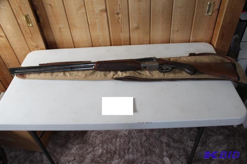 lot 21 image: Double Barrel, Belgium Shotgun, Made by Newma...