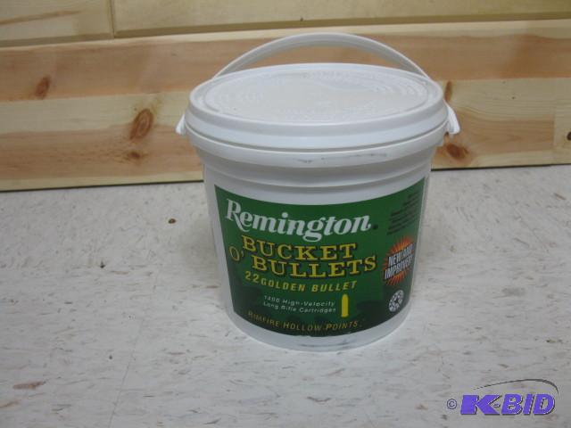 lot 4 image: Remington Bucket of Bullets, 1400 rounds of 2...