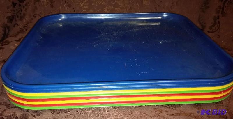 lot 108 image: Lot of plastic trays, great for hob...