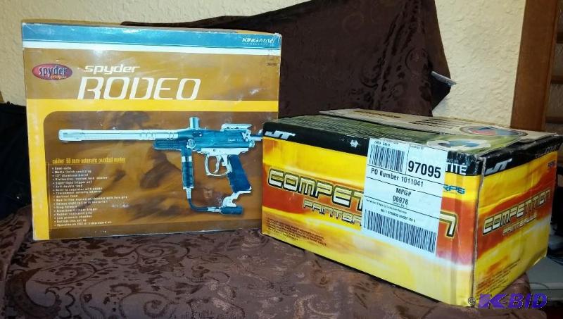 lot 3 image: Spyder RODEO brand paintball gun PL...