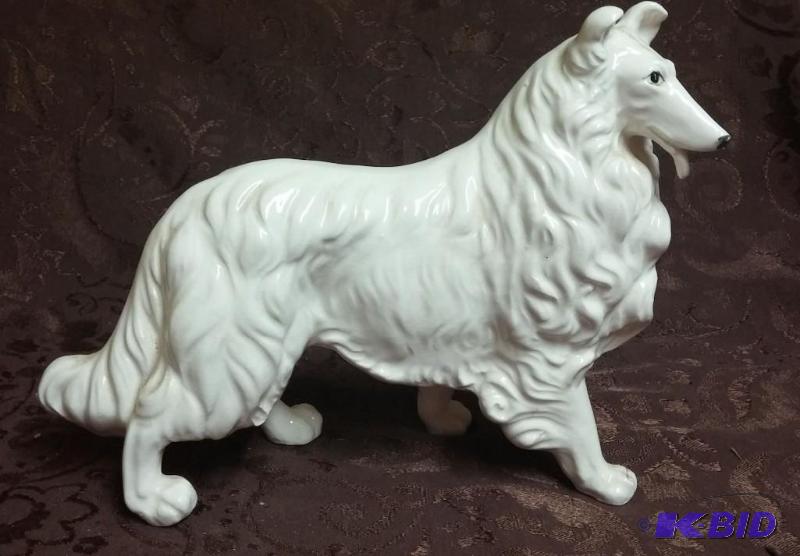 lot 45 image: 5" statue of collie...