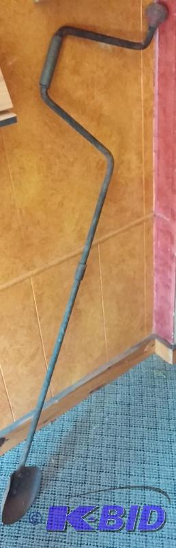 lot 77 image: Vintage Ice scoop for Ice fishing, ...