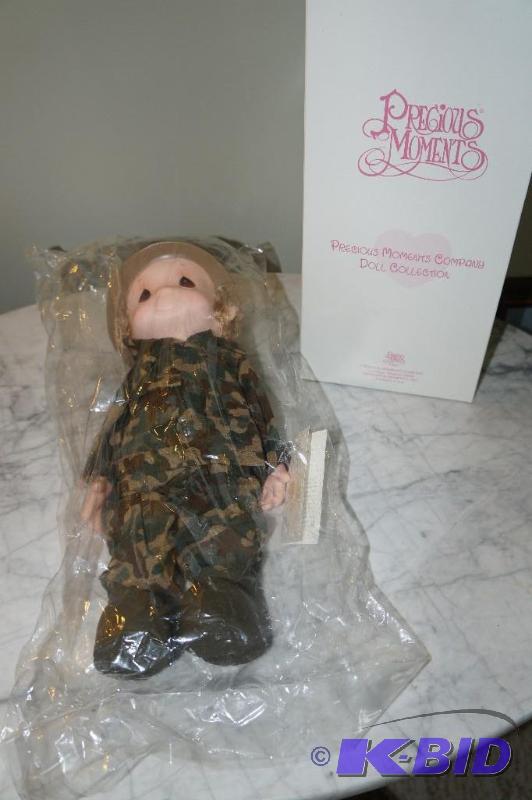 lot 10 image: Im In The Lords Army Precious Moments Doll in UNOPENED PACKAGE w Original Box