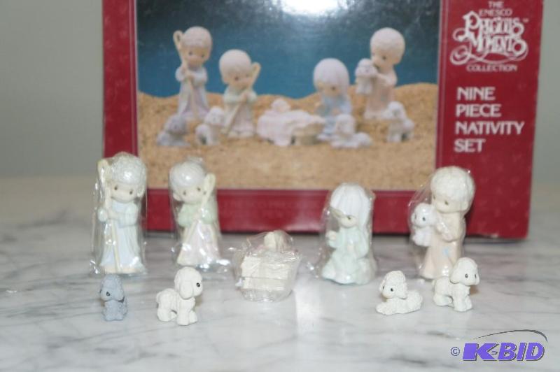 precious moments mini pewter nativity set