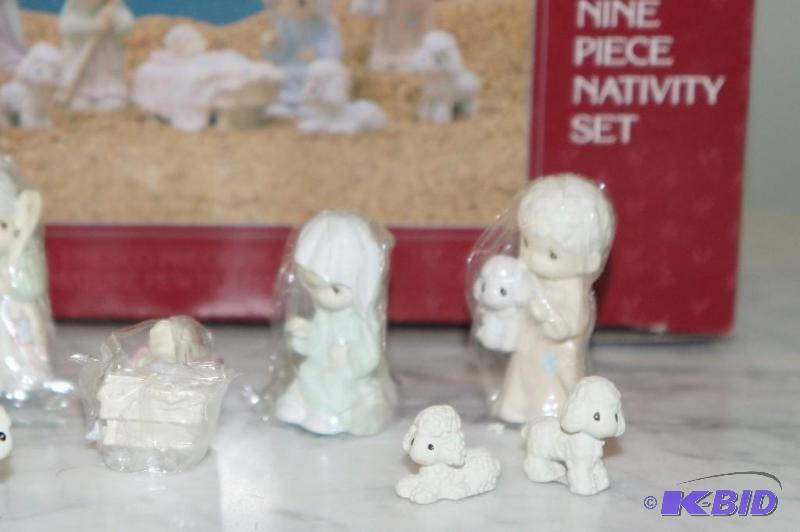 precious moments mini pewter nativity set