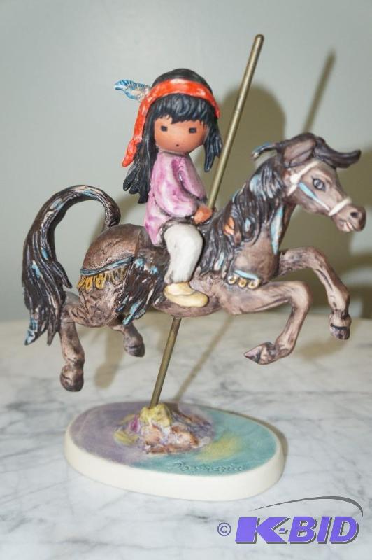 lot 155 image: Merry Little Indian DeGrazia Figurine by Goebel
