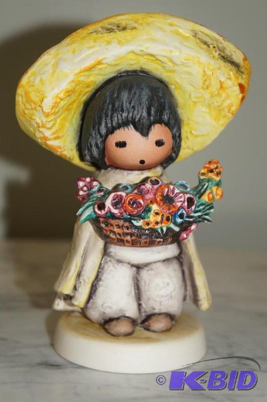 lot 158 image: Flower Boy DeGrazia by Goebel Figurine