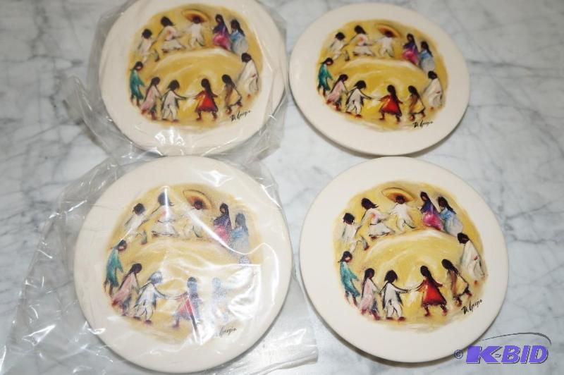 lot 161 image: Set of 4 DeGrazia Coasters